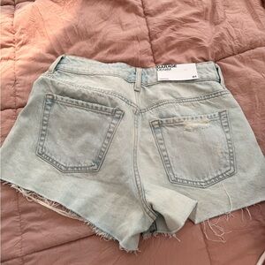 Garage Light Wash Jean Shorts